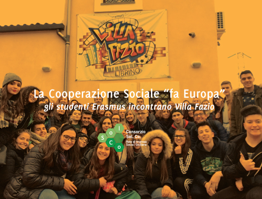 La Cooperazione Sociale “fa Europa”, gli studenti Erasmus incontrano Villa Fazio 