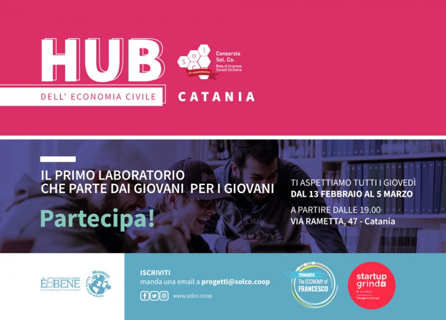 A Catania arriva l’HUB dell’Economia civile