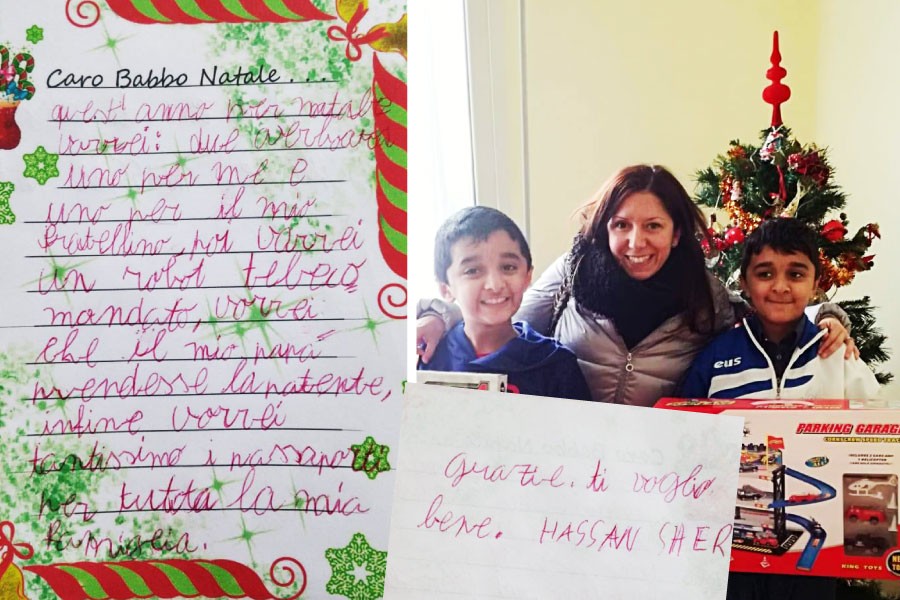 Caro Babbo Natale… la letterina di Hassan che incanta la Comunità di Francofonte