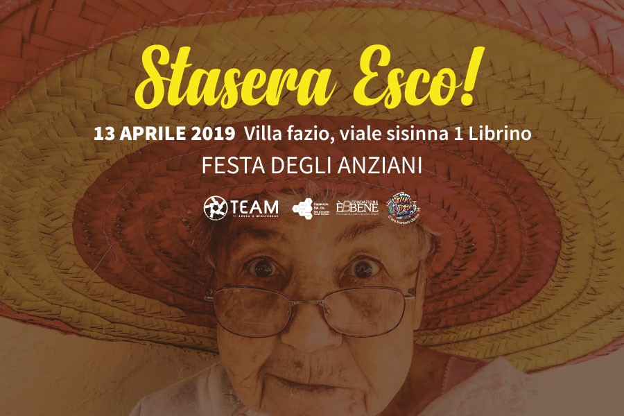 Festa degli anziani con “Stasera Esco”: appuntamento sabato al Polo Educativo Villa Fazio