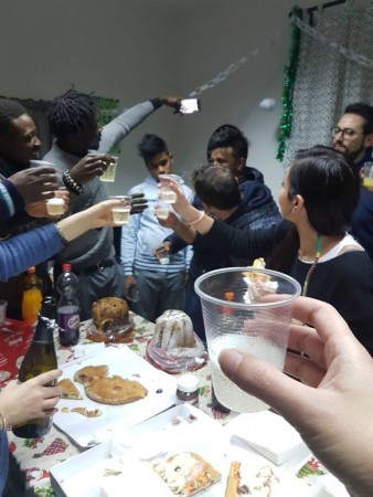 Cena di auguri con ospiti e operatori Cooperativa ...